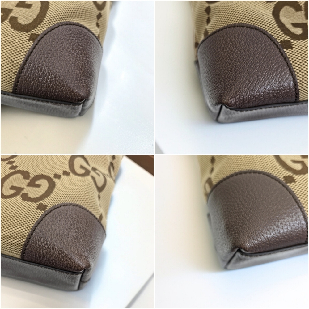 ✨️Authentic Gucci Medium Jumbo GG Tote Shoulder Bag - Picture 10 of 16